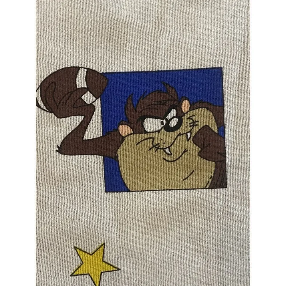 Looney Tunes Fabric 1.5 yds Sports Characters 100% Cotton Fabric Panels Cute HG3